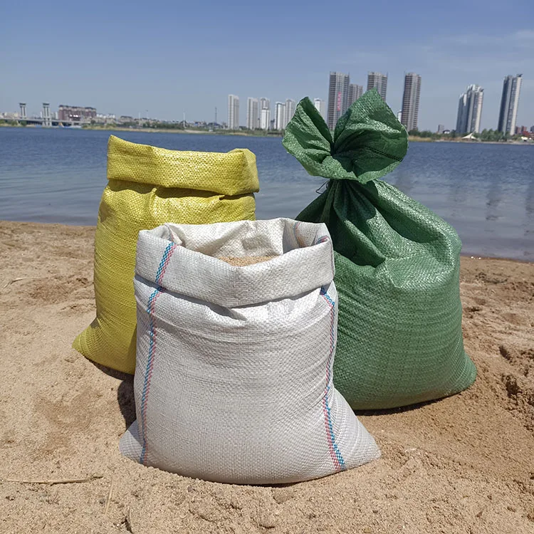 Earth Building Pp Woven Construction Trash Bag Garbage Bag Custom Printed Logo