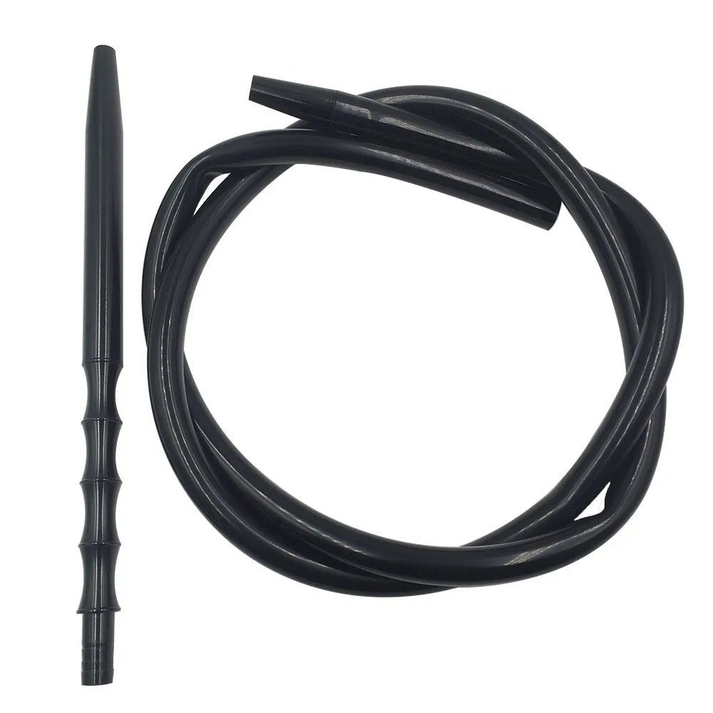 T016SH LVHE гибкий силиконовый резиновый шланг для кальяна разных цветов с алюминиевой трубкой