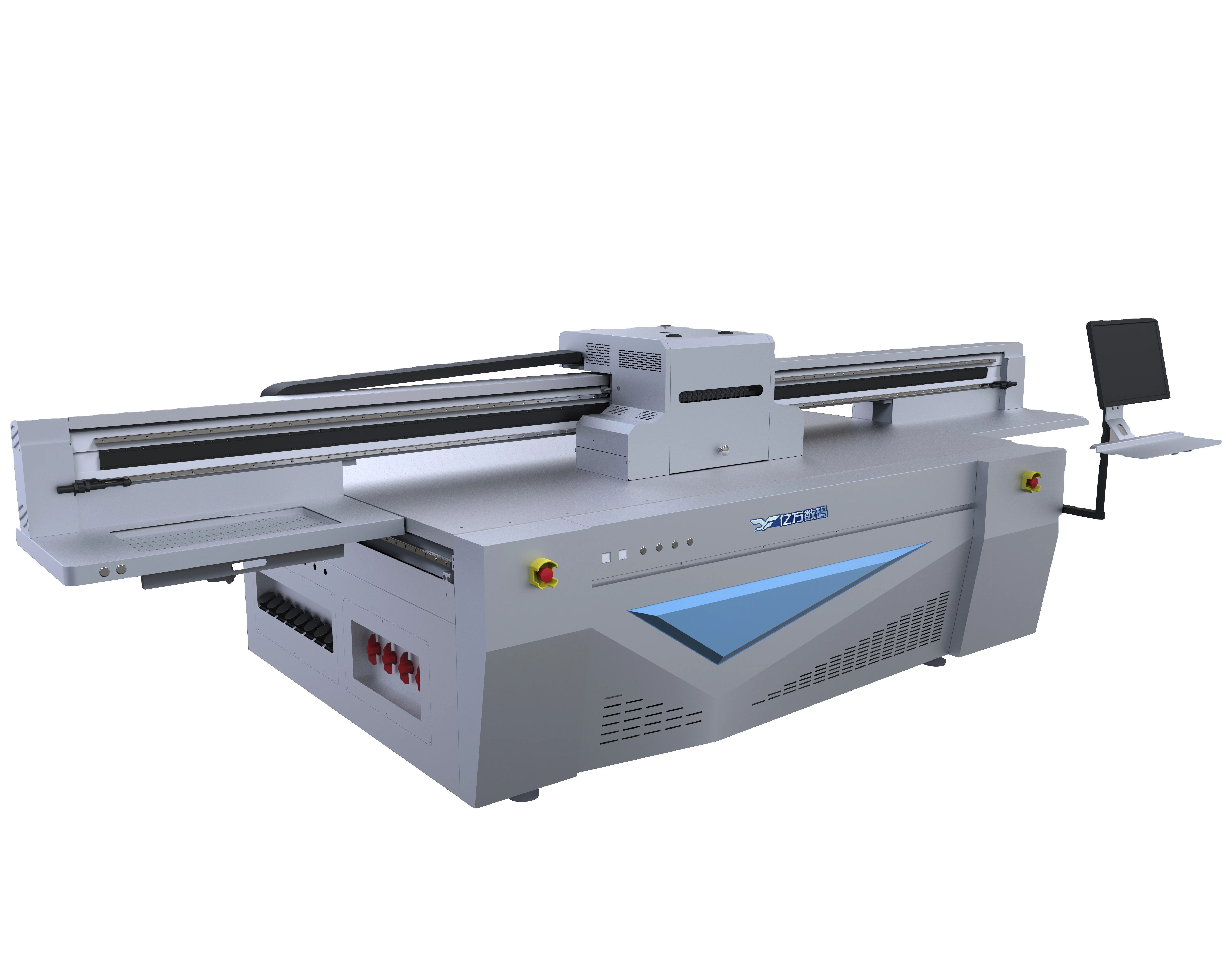 Fortune Manufacturing 2513 UV Flatbed Printer Ricoh gen6 head for Glass Wood phone case pvc Card UV printing Machine