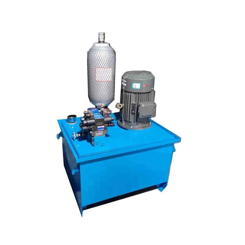 
 Гидравлическая насосная станция двойного действия с аккумулятором  