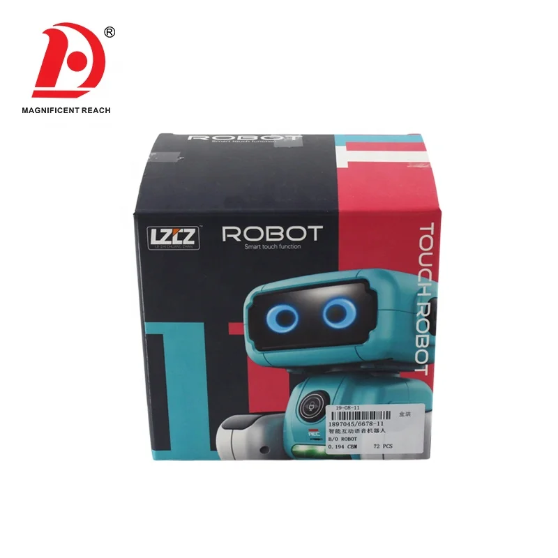 HUADA 2021 B/O Children Educational Plastic Musical Interactive Intelligent Smart Touch Sensor Talking Robot Toy