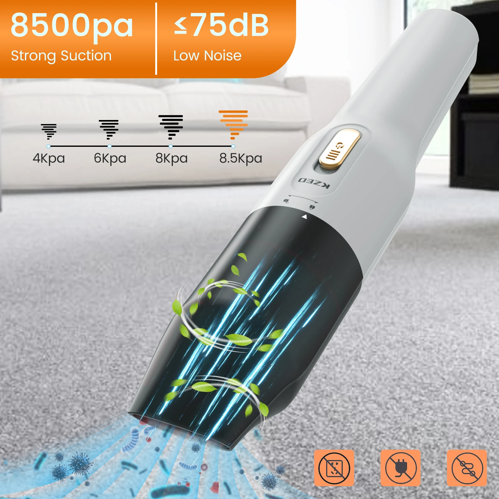 Aspirateur Voiture Handheld Aspiradora Para Auto Cordless Electric Car Vacuum Cleaner