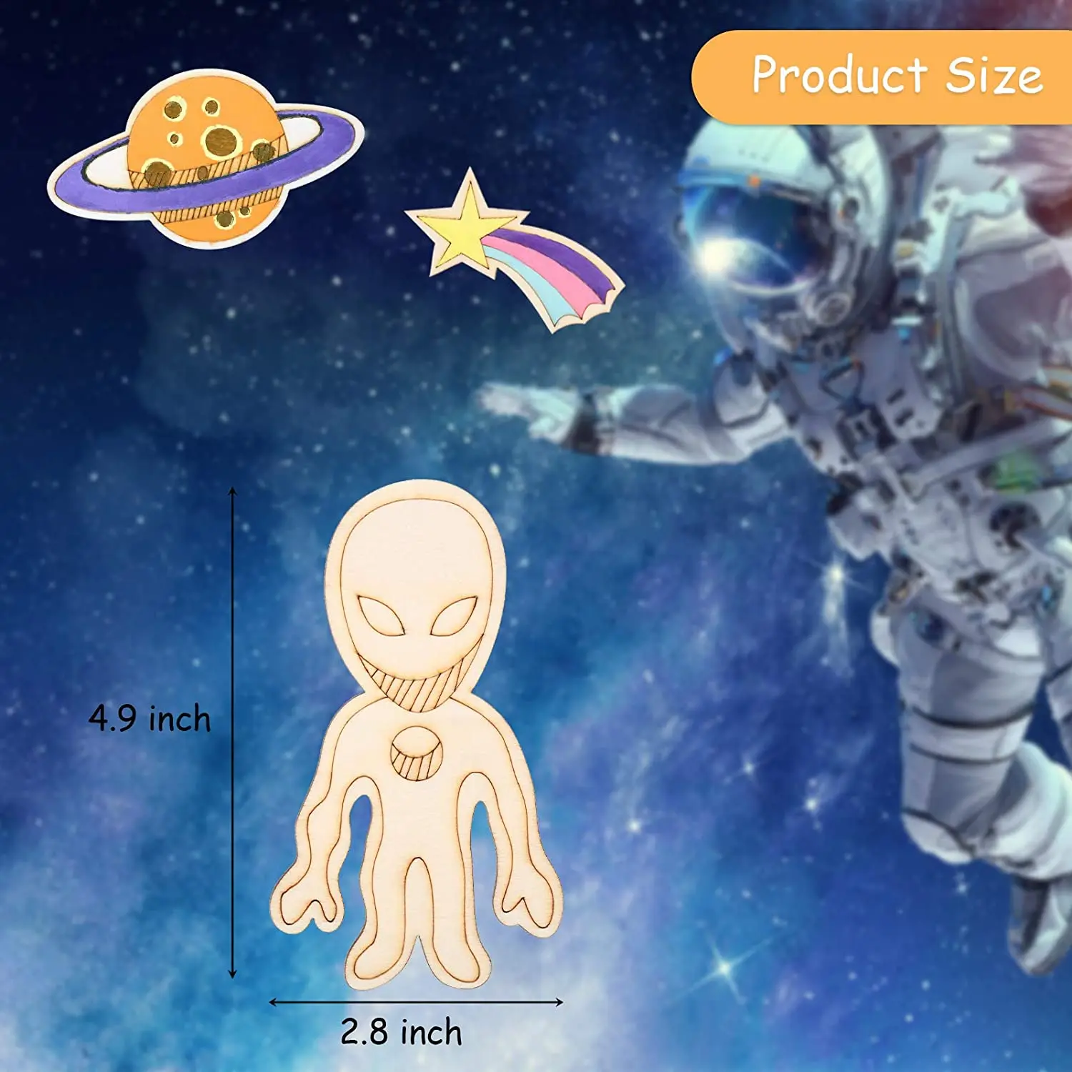 Деревянная краска для детского творчества