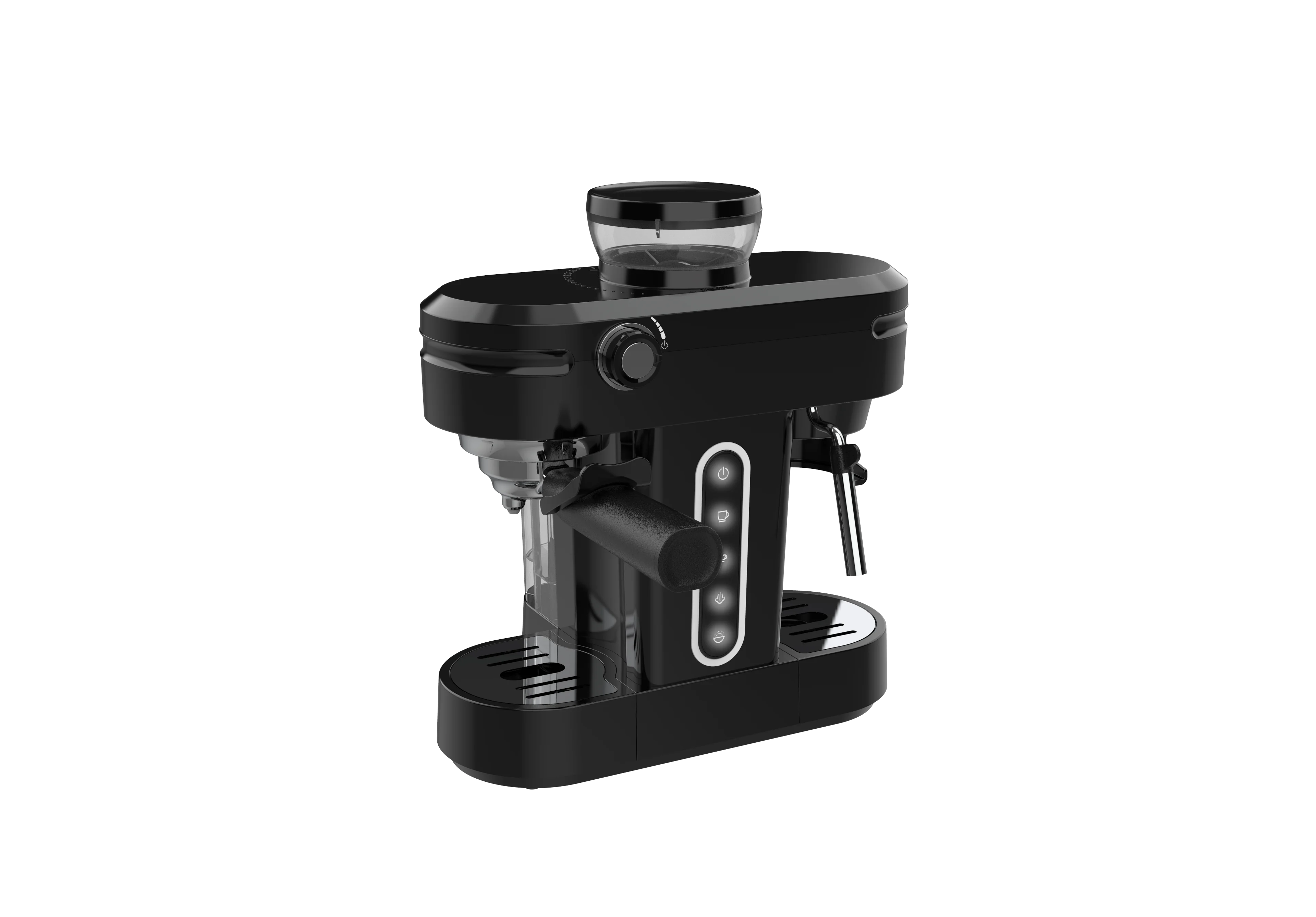 Grinder ODM Cappuccino Machine 2 Year Kitchen Cafe Electric Stainless Steel 2023 Italy Design Espresso Coffee Maker15 Bar 3 in 1