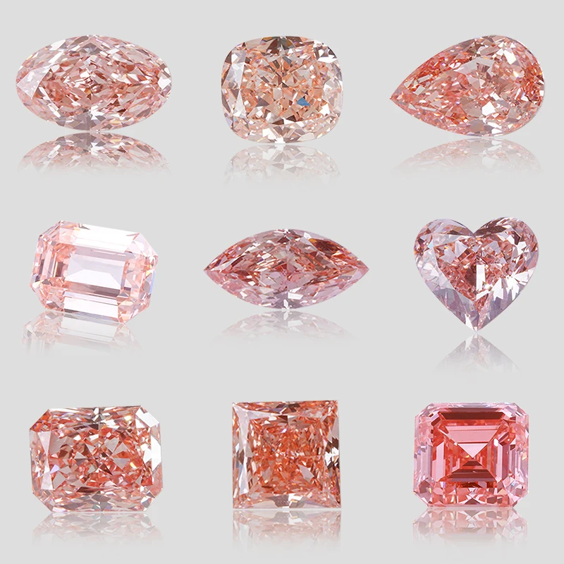 Сертификат Starsgem IGI розовый цвет оптовая продажа лабораторный бриллиант VVS свободный HPHT CVD
