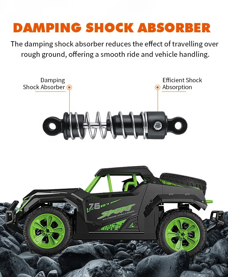 TKKJ 2020 RC 1:16 4WD Rally Car power style car 25KM/H 2.4G Remote Control Toys