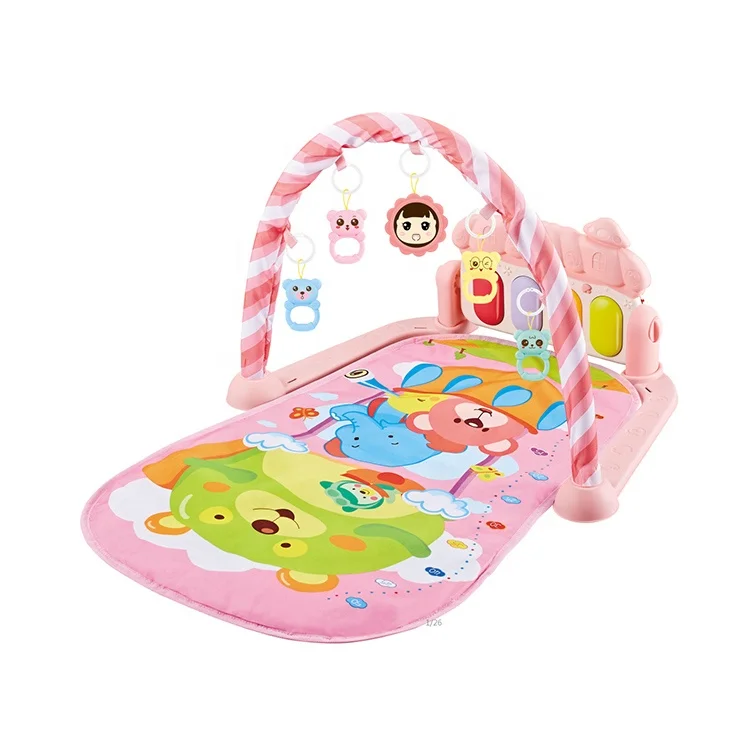 Wholesale Musical Indoor baby gym play mats kick and play piano