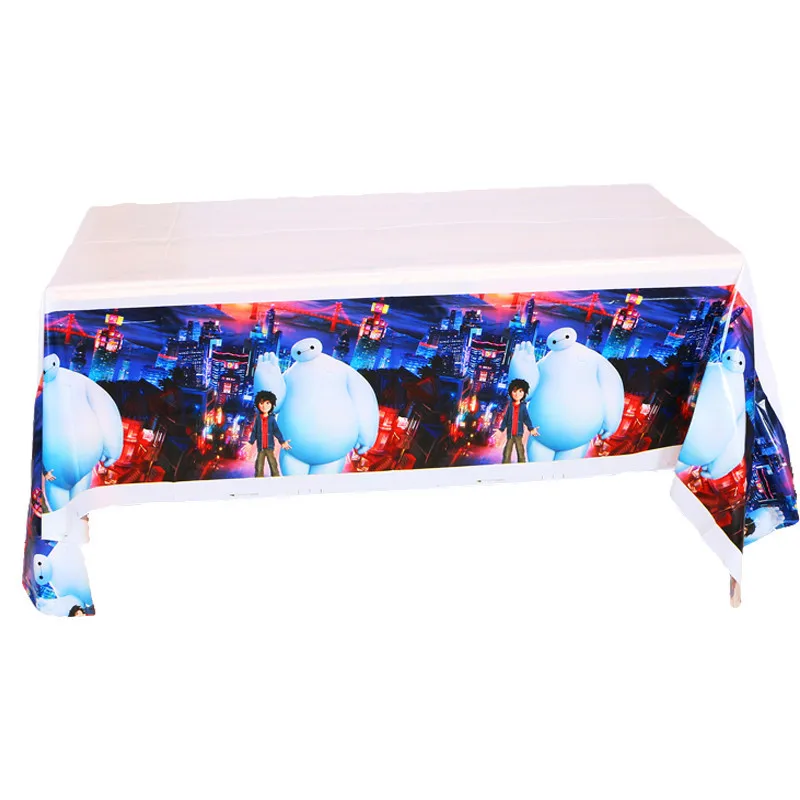 Heavy Duty Customized Printing  Table Cloth Wedding Disposable Fancy Tablecovers Party Birthday Tablecloth