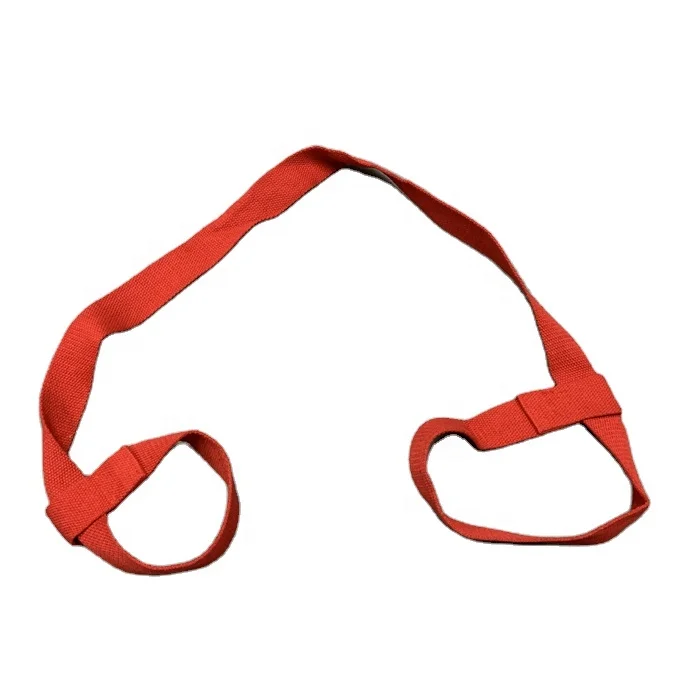 Digital custom printed durable 100% polyester yoga strap