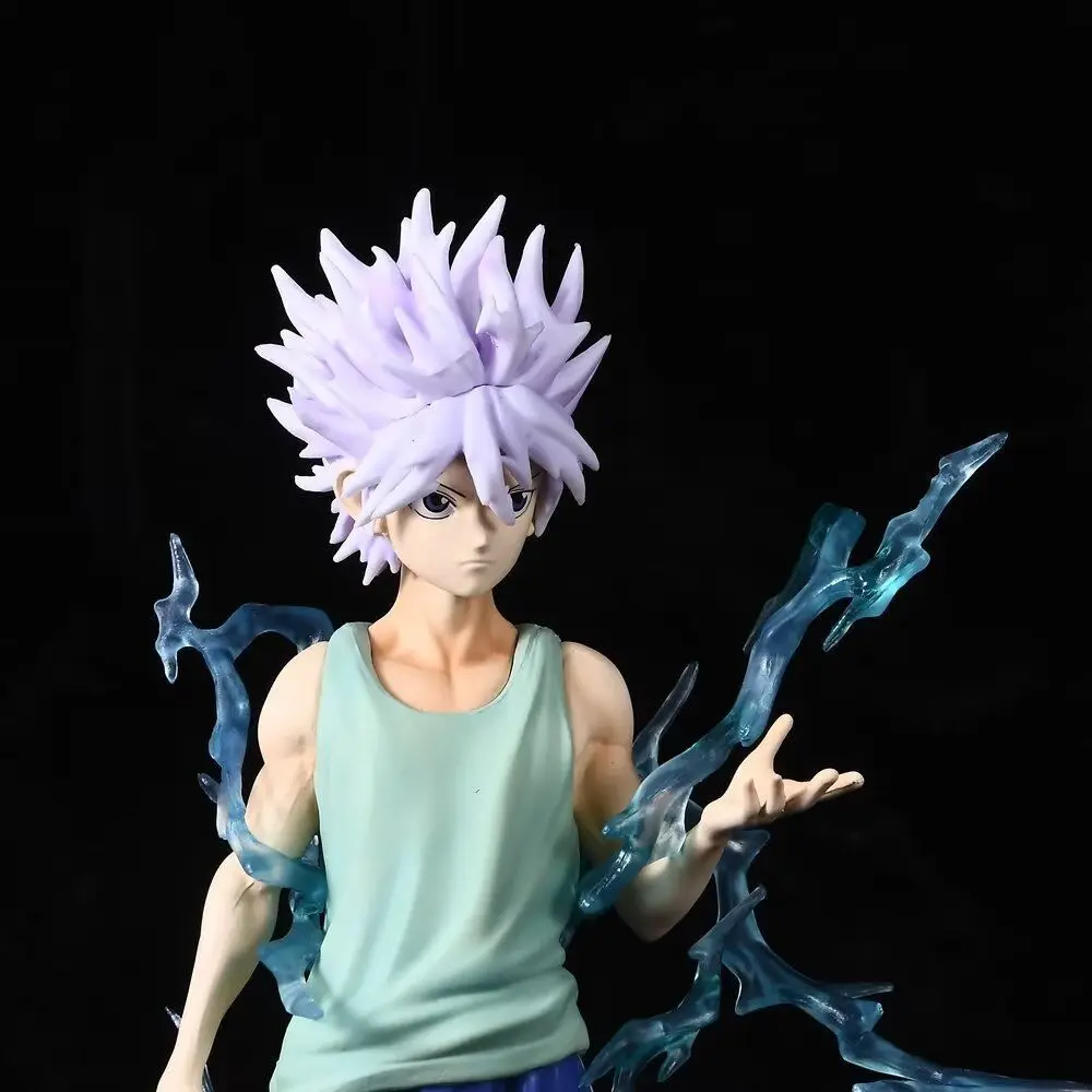 HNSCWholesale HUNTER Cartoon Toys Killua Zoldyck Statue Action Anime Figures Decoration Ornaments Doll Collection