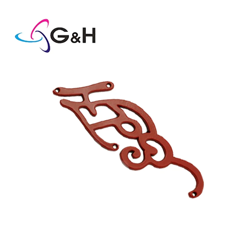 Fashion Design Custom Logo Cloth Hardware Accessories Antique Brass Embossed Label Tags Badge For Clothing Leather Bags