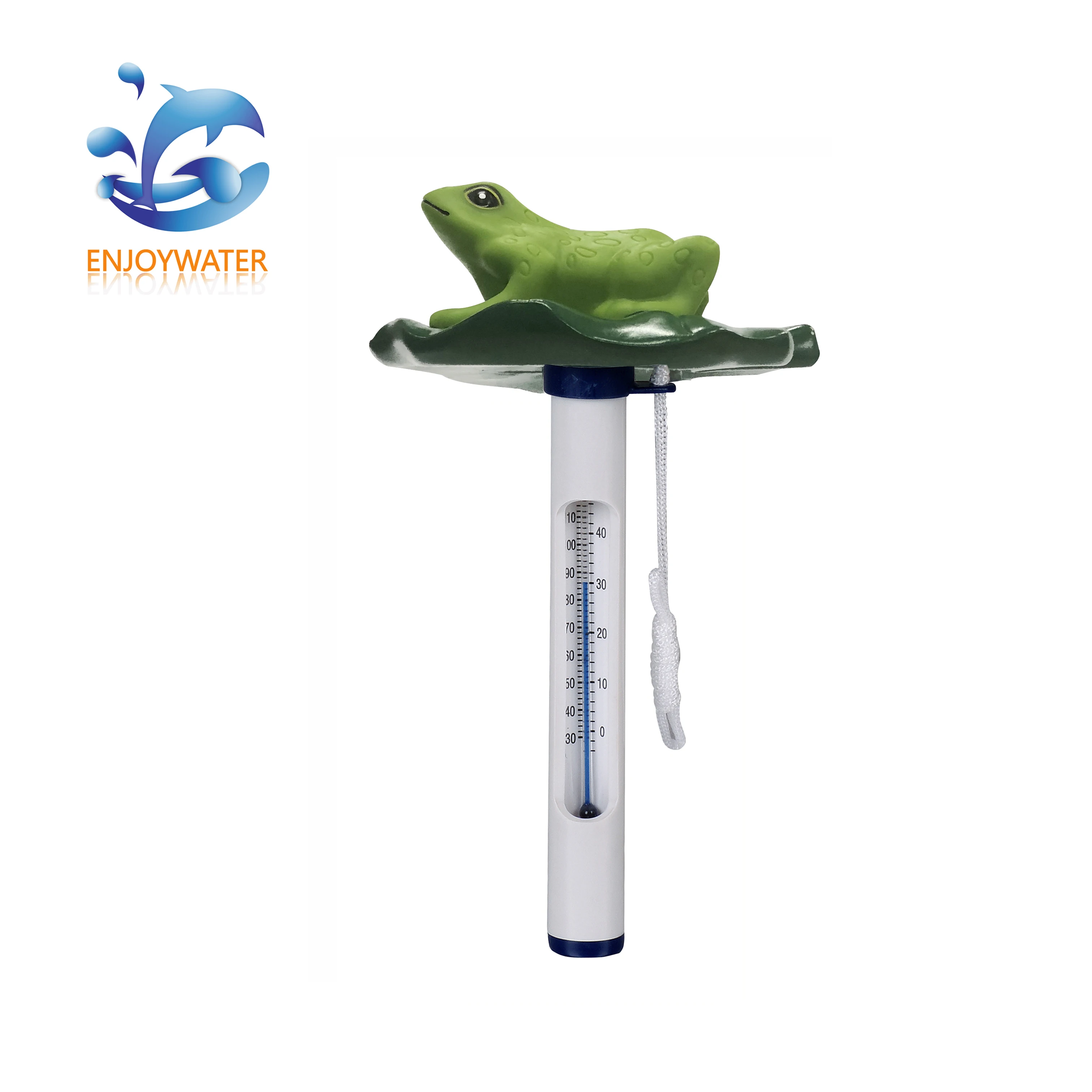 Amazon Popular Pool Floating Thermometer With Animal Cartoon Flamingo Shark Duck Whale Fish Frog Shape for Pool Spa Plunge Tub