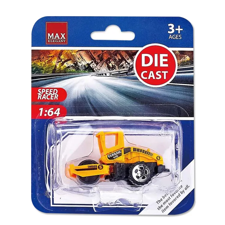 2021 New Wholesale Kids Pull Back Engineering Car Toys 1/64 Scale Toy Vehicle Truck Model
