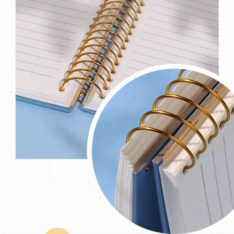 Promotion school thick custom hardcover B5 spiral bound paper libretas notebook