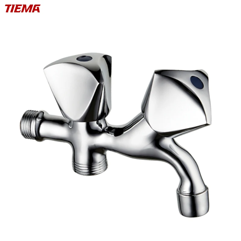 China professional manufacture bib tap brass bibcock with dual handle