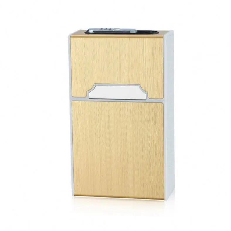 Metal Gold/Silver Double Way Cigarette Case