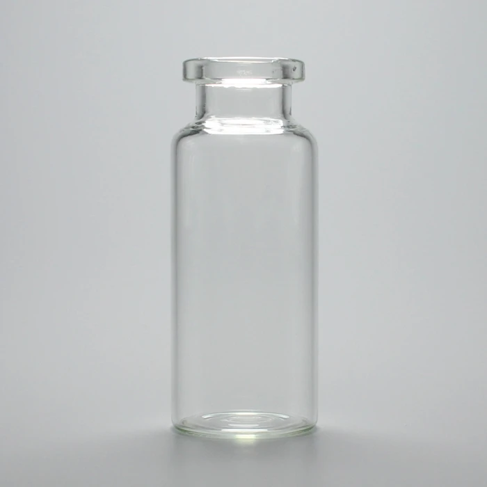 High Quality 15ml Clear Crimp Neck Medical Tubular Glass Vials Bottles