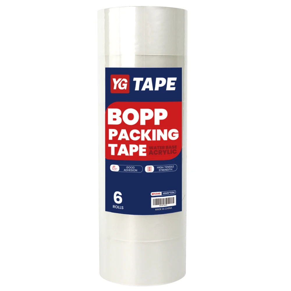 Solvent Base High Adhesive but Low Price Clear Sealing Custom Design Opp Tape