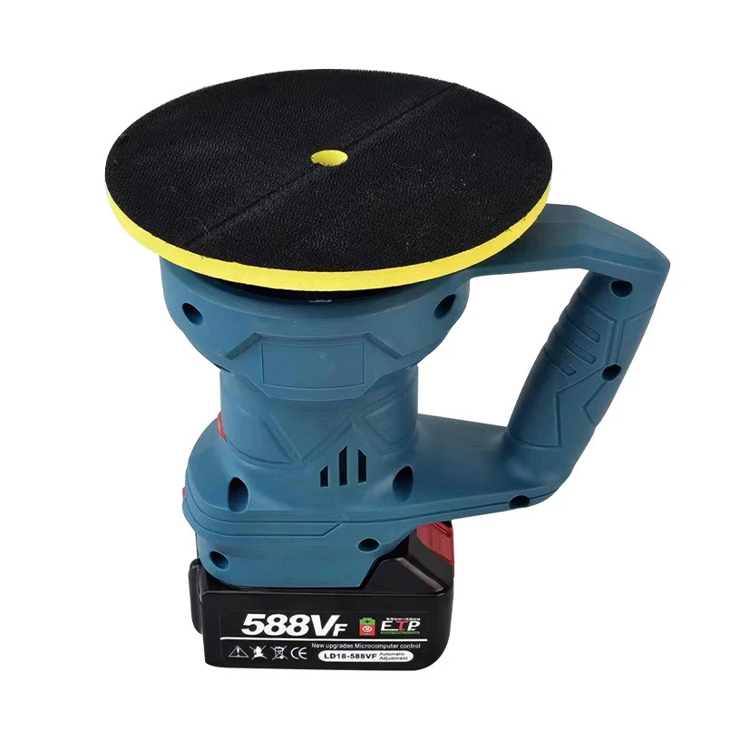 Cordless Car Buffer Polisher, Brushless Polisher with Variable Speed, Electric Sande Polisher with Polishing Pads Kit For Waxing