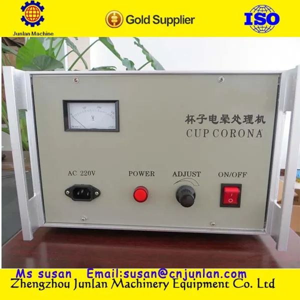 plastic film PP PE metal cheap protective Cup corona processor