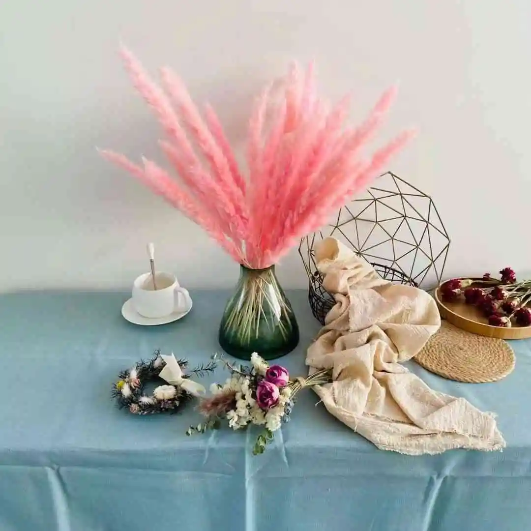 
Pampas Grass Plume Fluffy Single Stem Decor Decorative Flowers & Wreaths Christmas Dried 