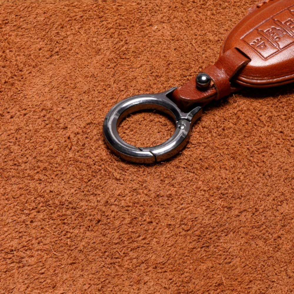 SweetPig OEM Genuine Cow Leather Material car Key cover For Nissan Tiida Sylphy Teana Qashqai Terra key case pouch accessory