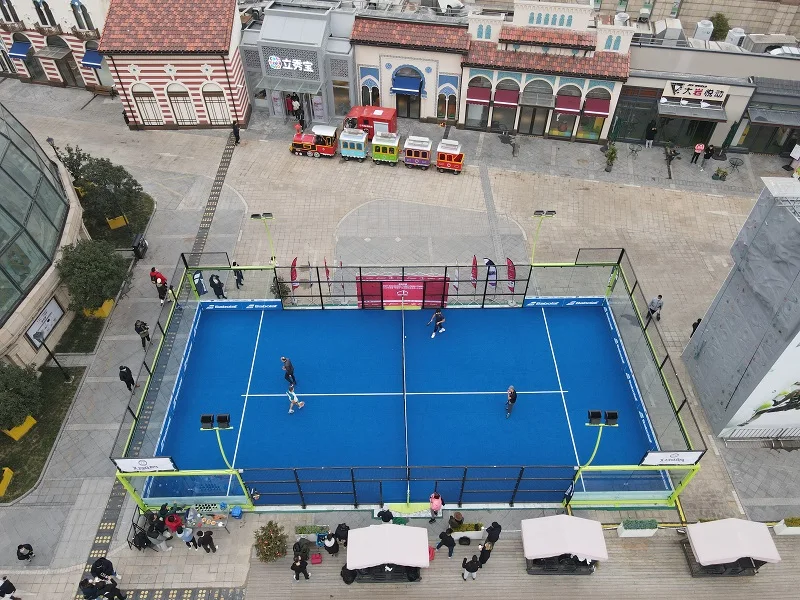 PADEL WORKER Factory Price Wholesale Panoramic Indoor and Outdoor Padel Court Paddle Tennis Court in Chile