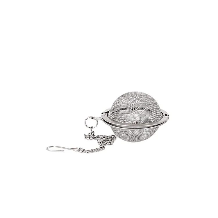 
4.5 CM Stainless Steel Strainer Filter Loose Leaf Tea Infuser Tea infuser Strainer With Chain 