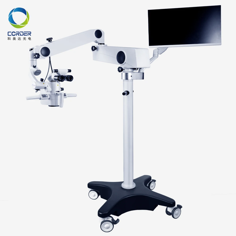 CORDER 520-D Motorized control by handle surgical ent dental operation microscope price of dental operating microscope
