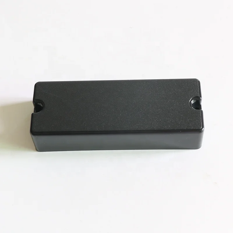 Donlis 5 String humbucker Bass Guitar Pickup Cover in Satin Black Color For Wholesale Plastic bobbin Parts