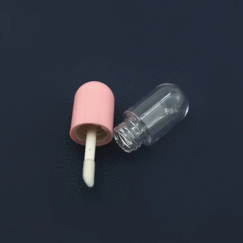 Mini capsule lip gloss tube transparent luxury container empty tube