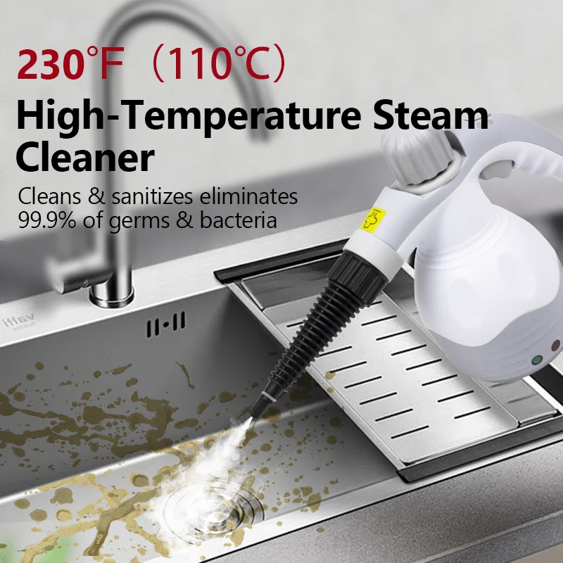2024 Hot Sale Hard Surface High Pressure Steam Cleaner Multi-Surface Tools Included to Remove Dirt For Tile Carpet Floor And