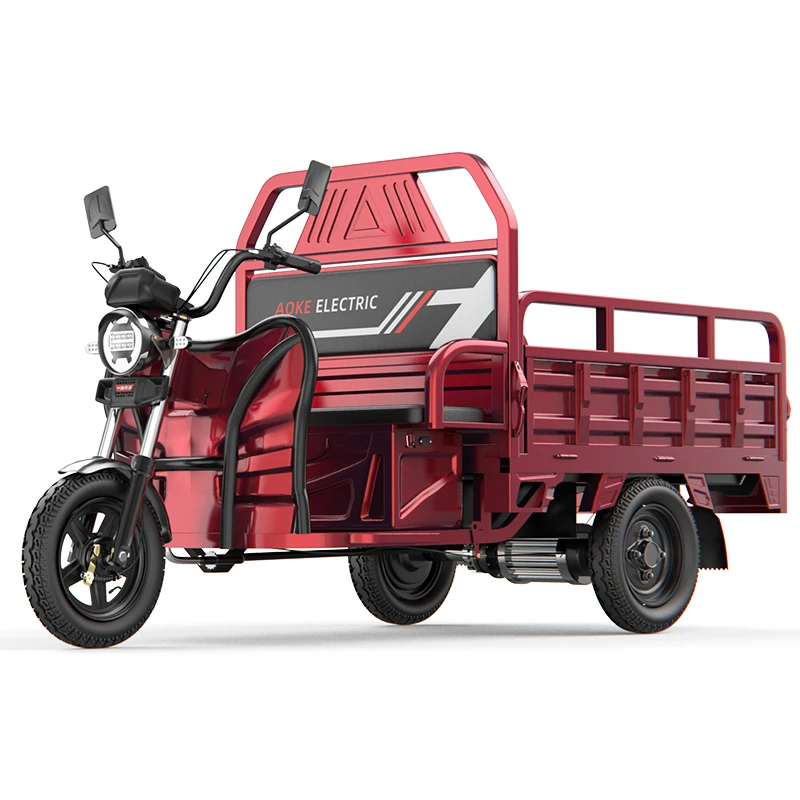 High-quality aluminum alloy large-capacity cargo delivery truck electric tricycle