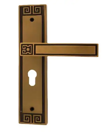 household door handle aluminum alloy bedroom silent indoor modern simple