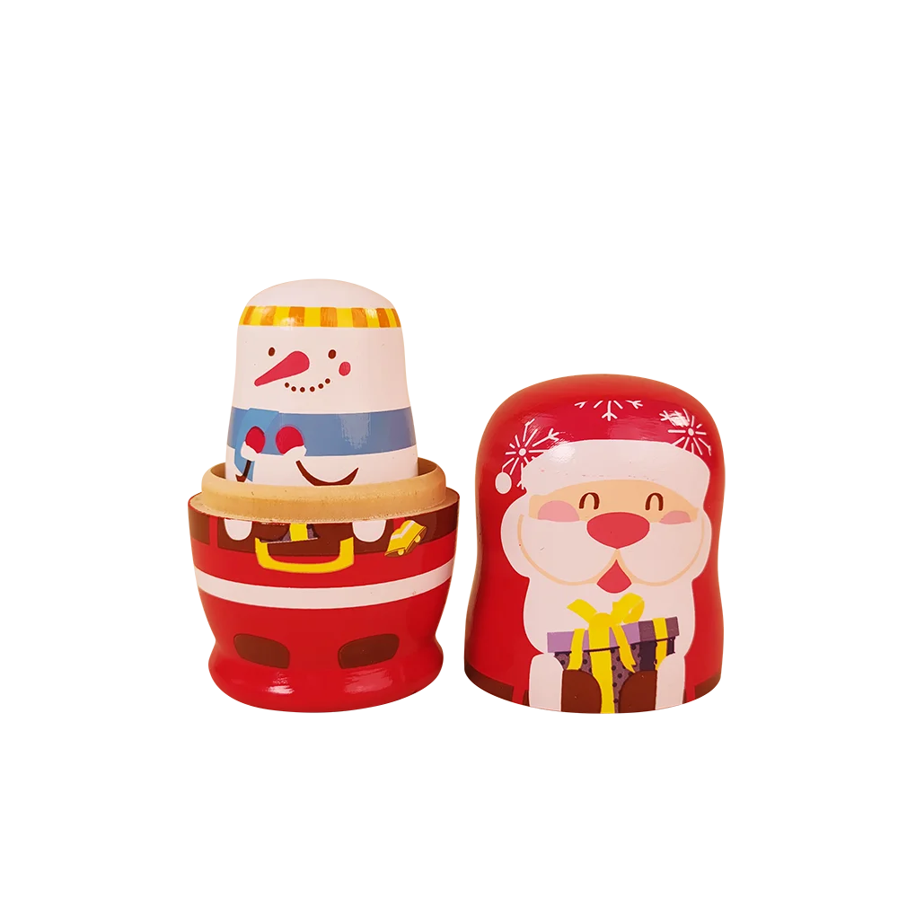 Customized wholesale handmade crafts pretty and cute ceramic matryoshka russian doll