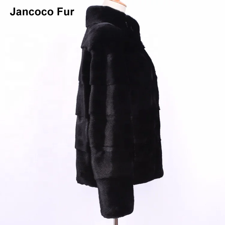 High Quality Luxury Mink Fur Jacket Winter Thick Warm Womens Genuine Mink Fur Coat