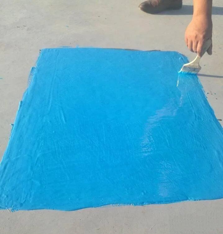 Однокомпонентное полиуретановое водостойкое покрытие для распыления строительных материалов