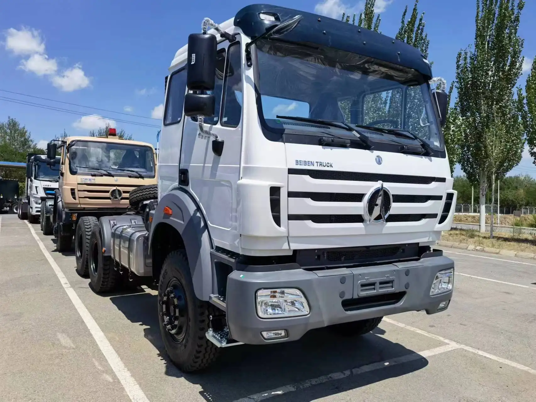 Brand New Beiben 6x4 380hp Tractor Head Truck With High Quality