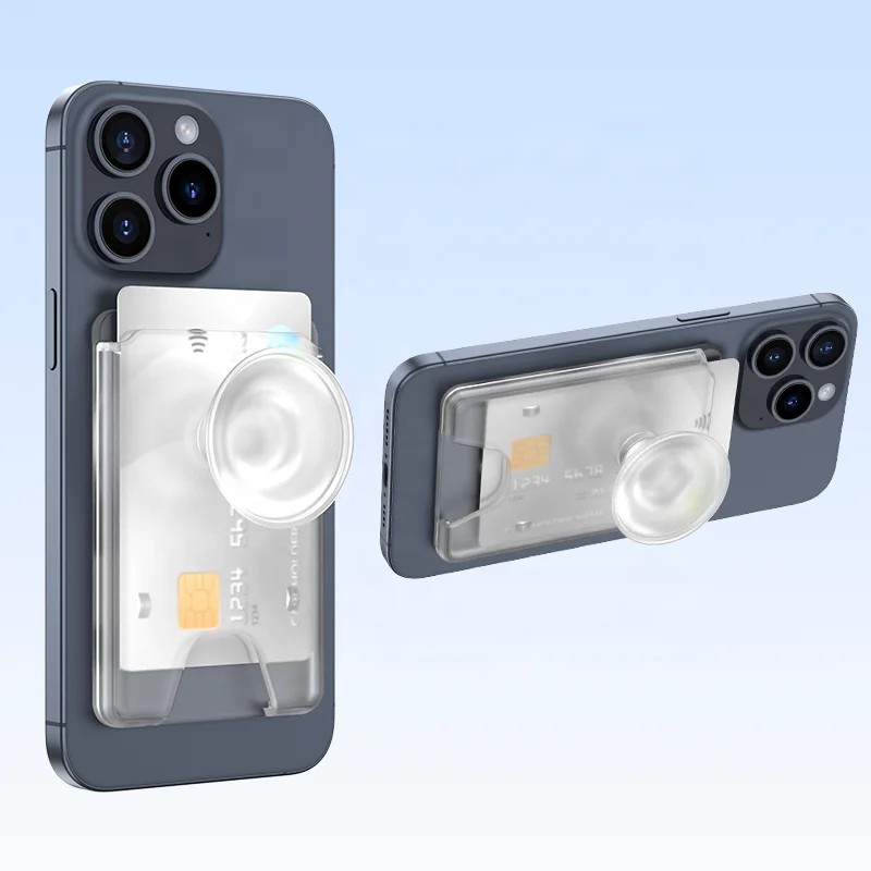 Magnetic Card Holder Wallet Detachable Magcafe Wallet  Phone Case with Stand Custom Magnetic  Wallet for Iphone 14 15 Pro Max