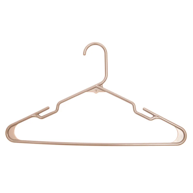 Online Top Seller Lightweight Space Saving Durable Plastic Clothes Hangers Laundry Hangers Black Hangers