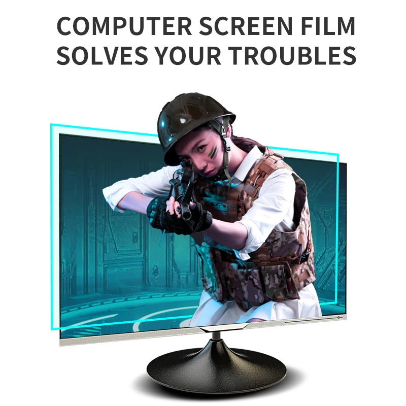 PET Screen Protector Film For LCD TV/Computer HD/Anti Glare Screen Guard Film For Desktop Computer