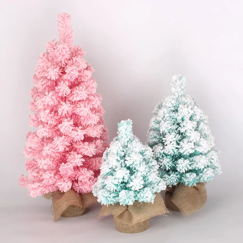 
Wholesale miniature pvc pet xmas decoration small table mini christmas tree 