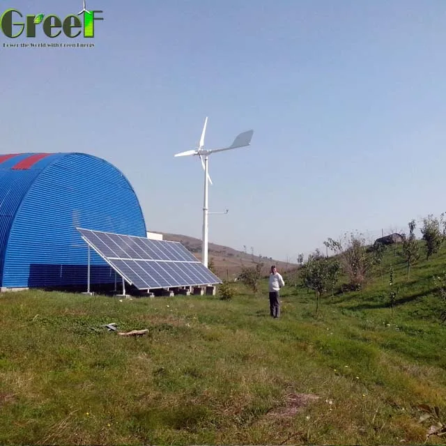 5kw windmill easy installation electric pitch control price wind energy small wind turbine inverter power generator for homw use