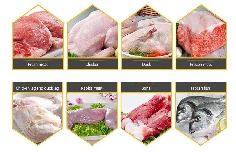 Stainless steel meat cutting machine Fresh meat and beef slicing machine