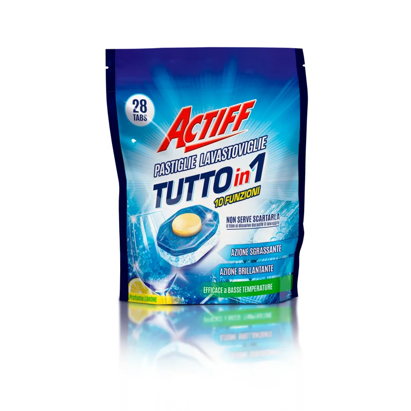 Hot Sale Effective Concentrated Mild Dishwasher Tablet 28X17G Dishwasher Tablets Tab In Tab