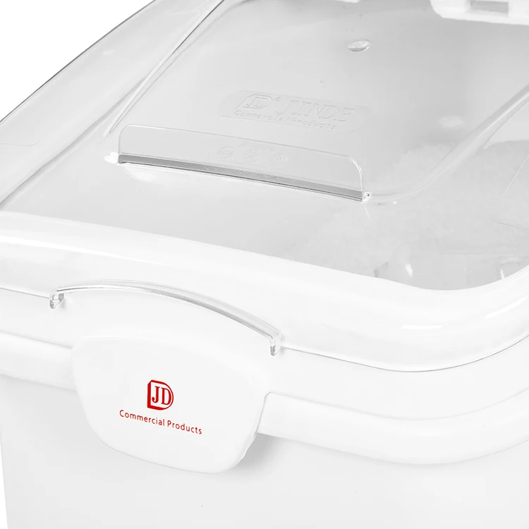 81L/102L NSF listing Movable Food Storage Flour Bin Ingredient Bin