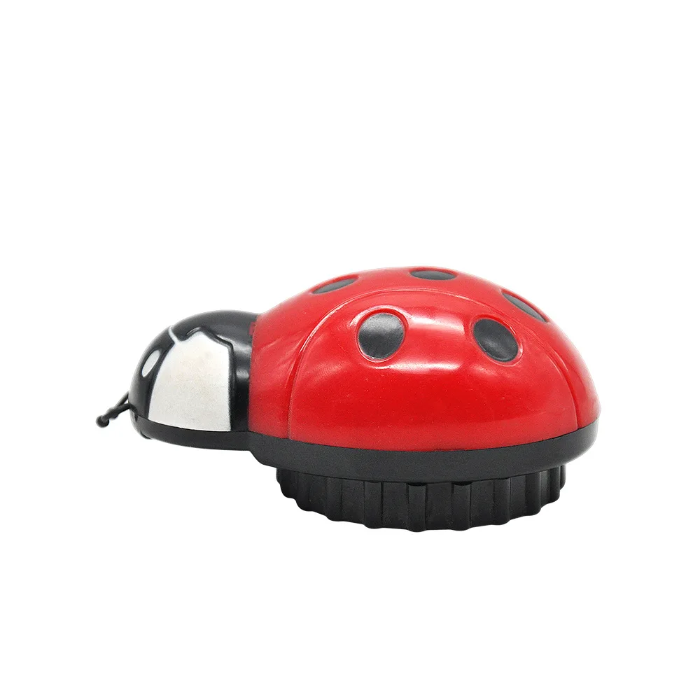 Zinc alloy smoke grinder Seven-star ladybug shape   Plastic shell beetle shape cigarette crusher