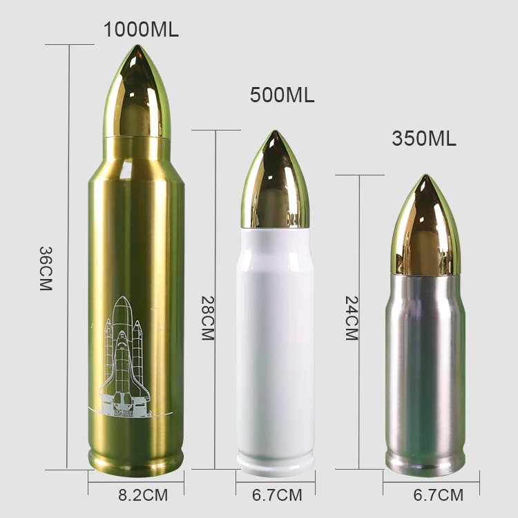 Wholesale 32 oz double wall insulated 500ml bullet tumbler sublimation