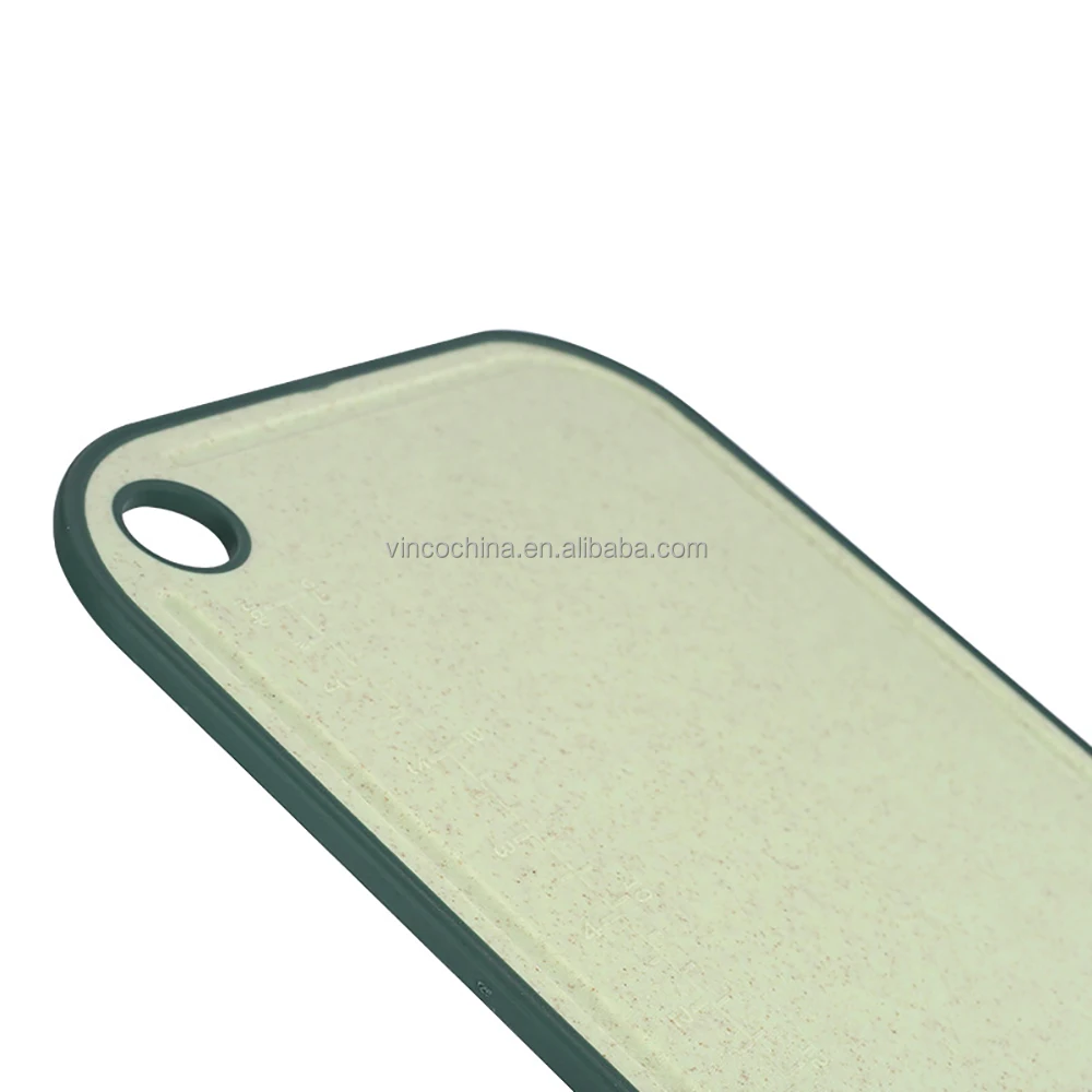 Non-slip Double-sided Hanging Abrasive Chopping Cutting Board With Frosted Board Surface and Spillage-proof Sink