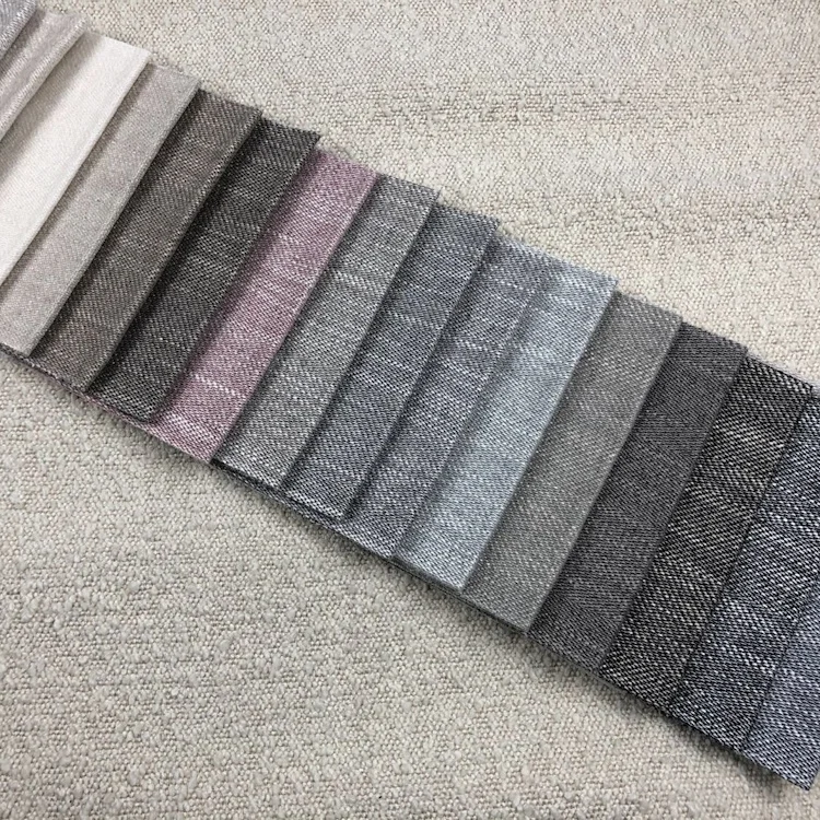 Polyester 34% Viscose 46% Hemp 20% blend linen cotton 2020 sofa fabric furniture fabrics textiles modern